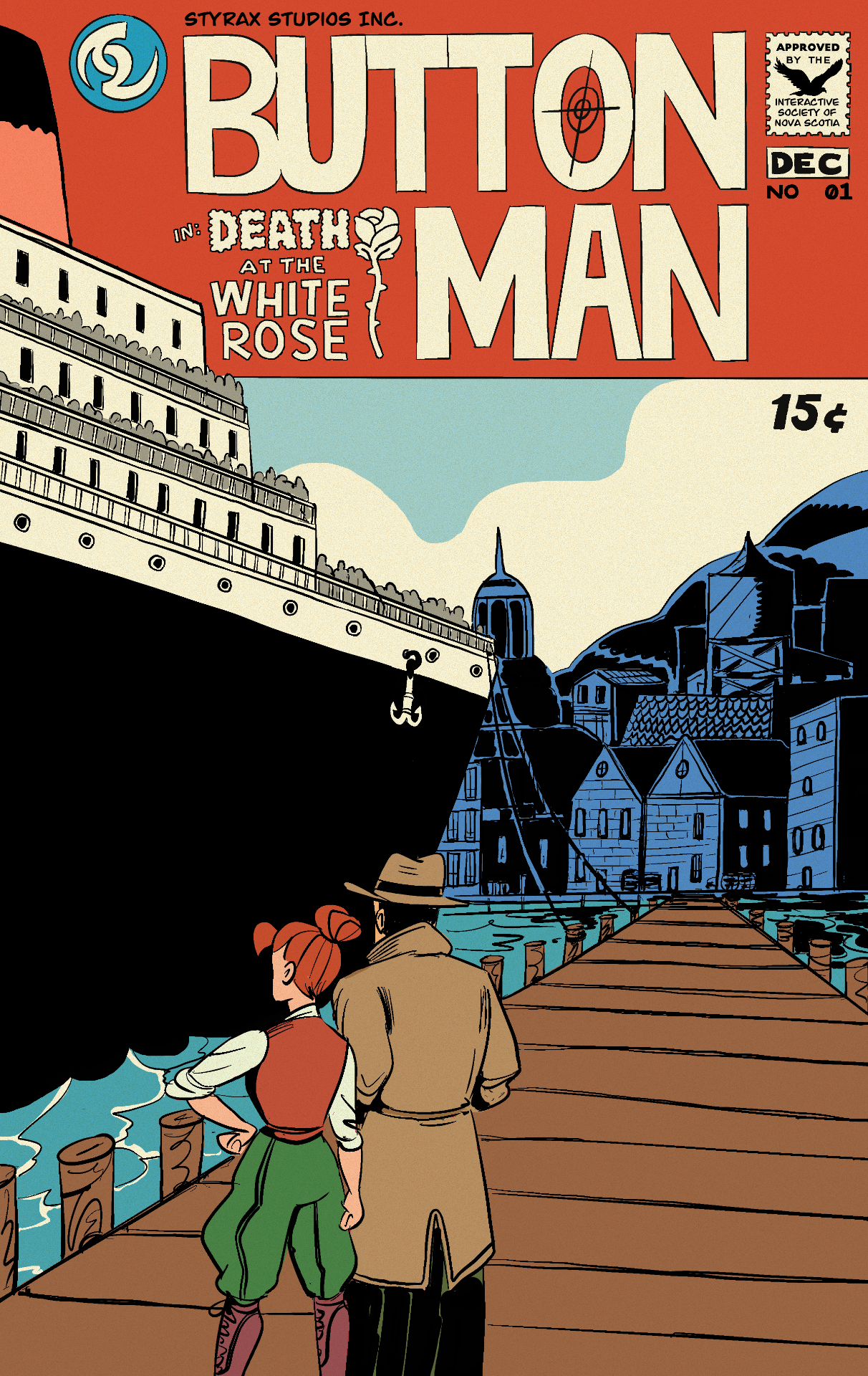The Button Man comic cover